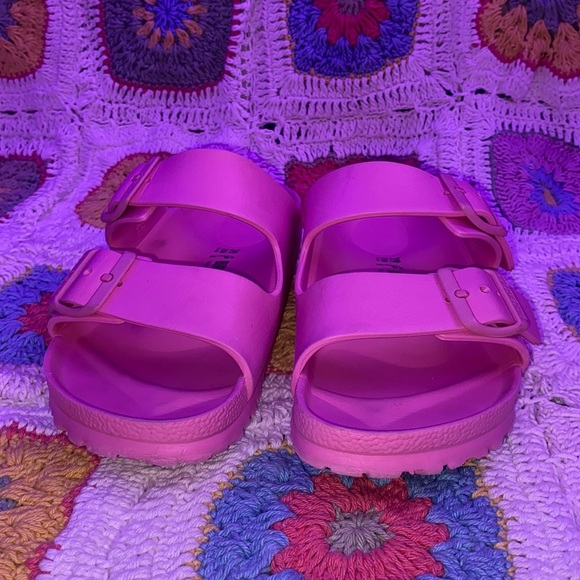 Birkenstock Pink Arizona Sandle - Women’s Size 8 - Picture 2 of 5